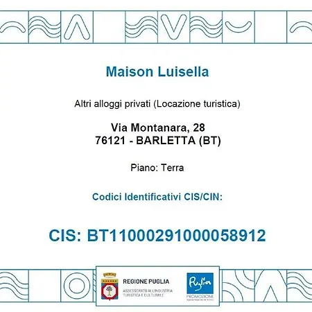 Maison Luisella Nyaraló